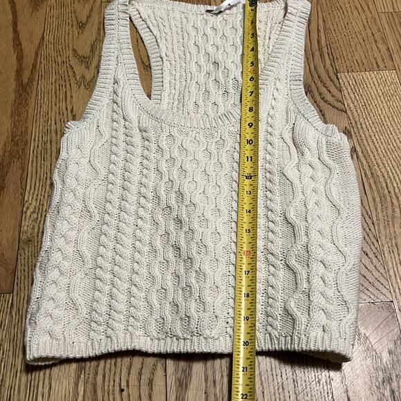 FREE PEOPLE ANTHROPOLOGIE HIGH TIDE CABLE TANK SIZE‎ M - Picture 6 of 10
